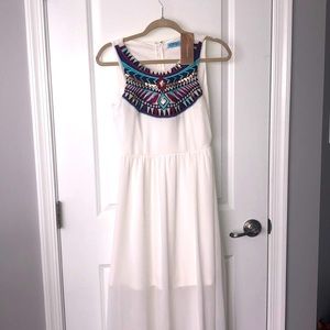 Beaded Maxi Dress